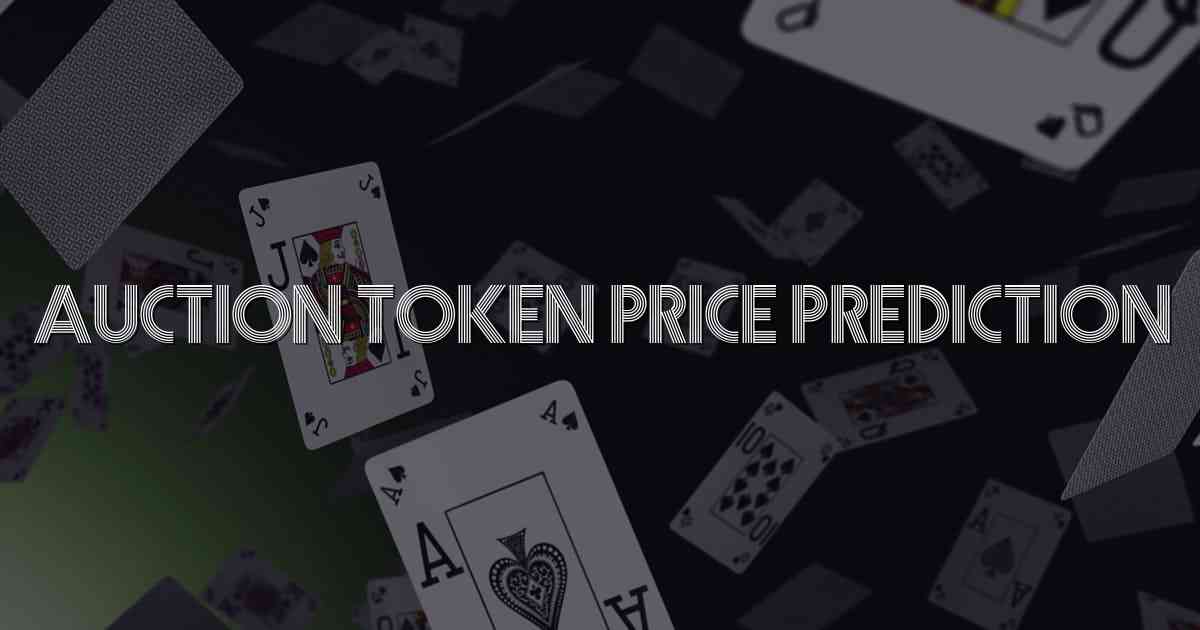 Auction Token Price Prediction